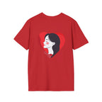 Love Heart Portrait T-Shirt Woman Face Profile