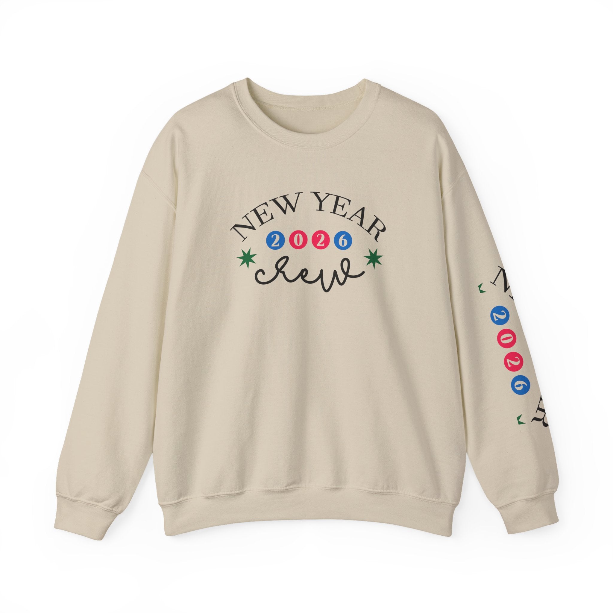 New Year Crew Sweatshirt  2026 Celebration Pullover