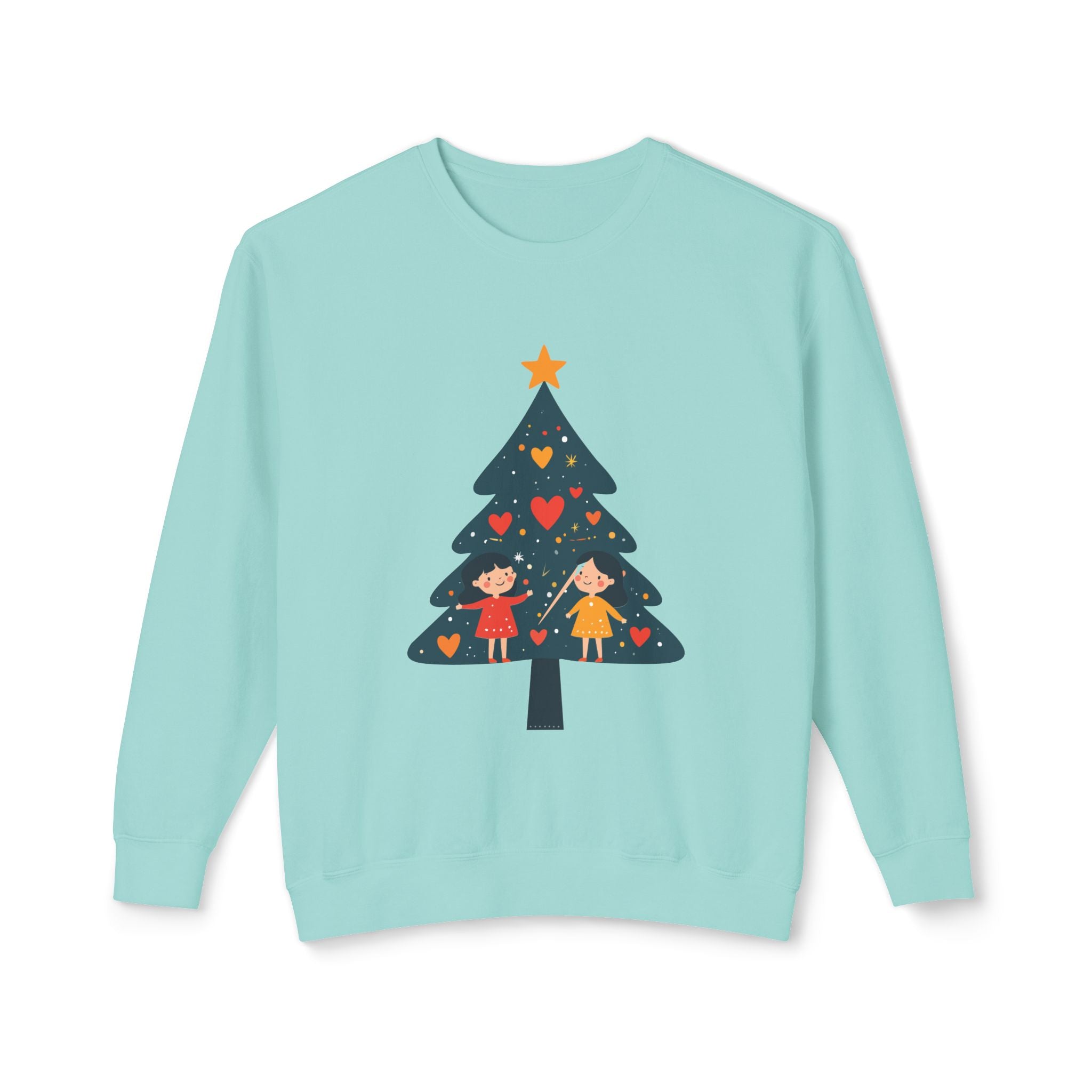 Christmas Tree Sweatshirt — Cute Kids Holiday Tree Design