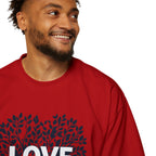 Love Tree Tee Men's Oversized Graphic T-Shirt