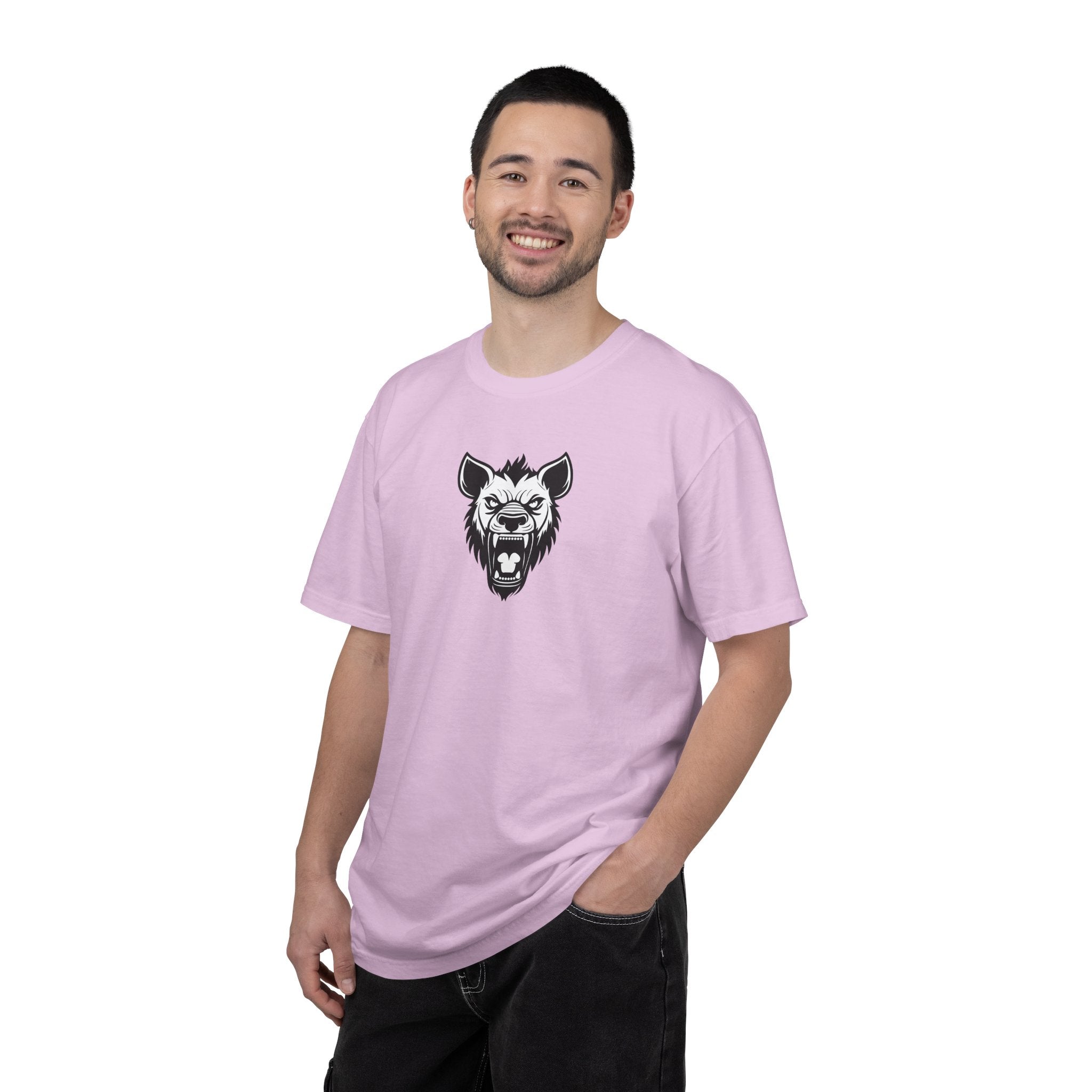Hyena Graphic Tee Fierce Roaring Head Shirt