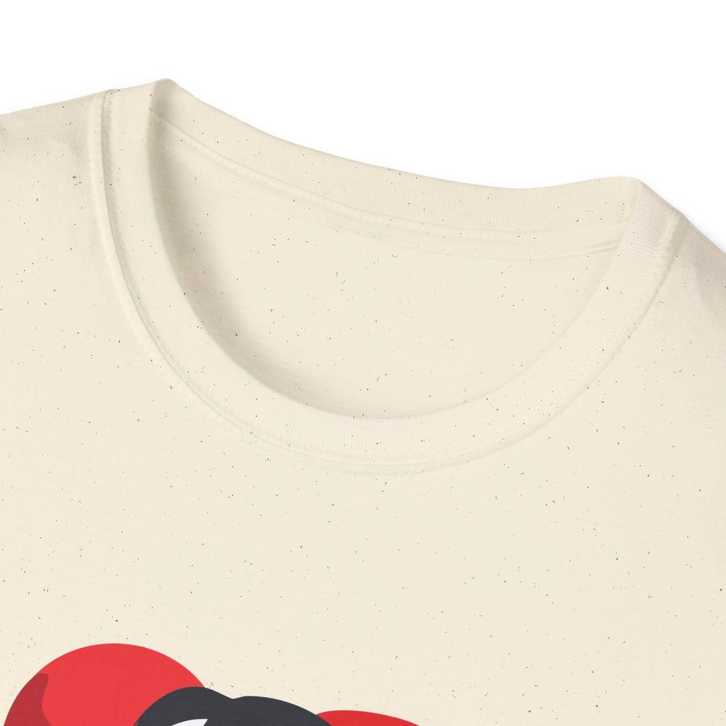 Love Heart Portrait T-Shirt Woman Face Profile