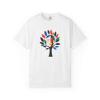 Tree of Faces T-Shirt Colorful Abstract Tree Graphic Tee
