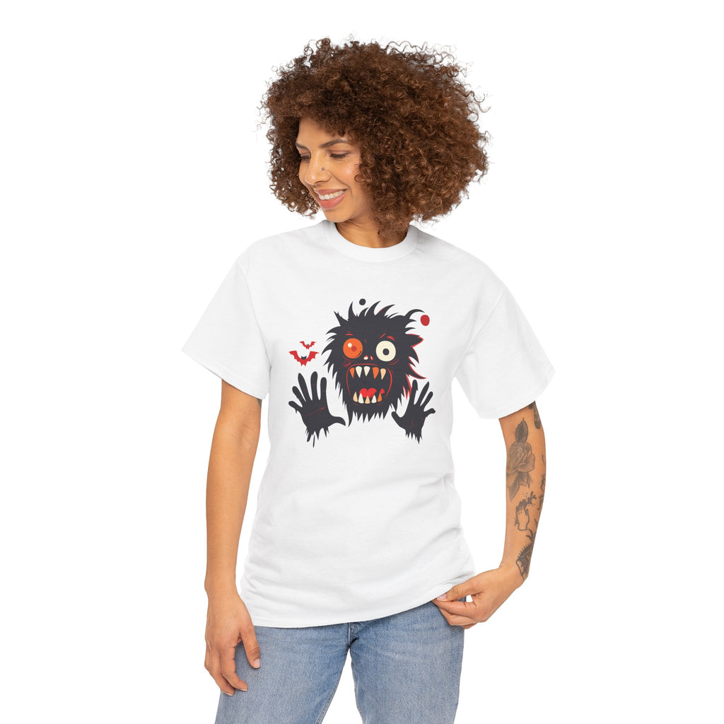 Monster Face T-Shirt Scary Creepy Graphic Tee (Halloween)