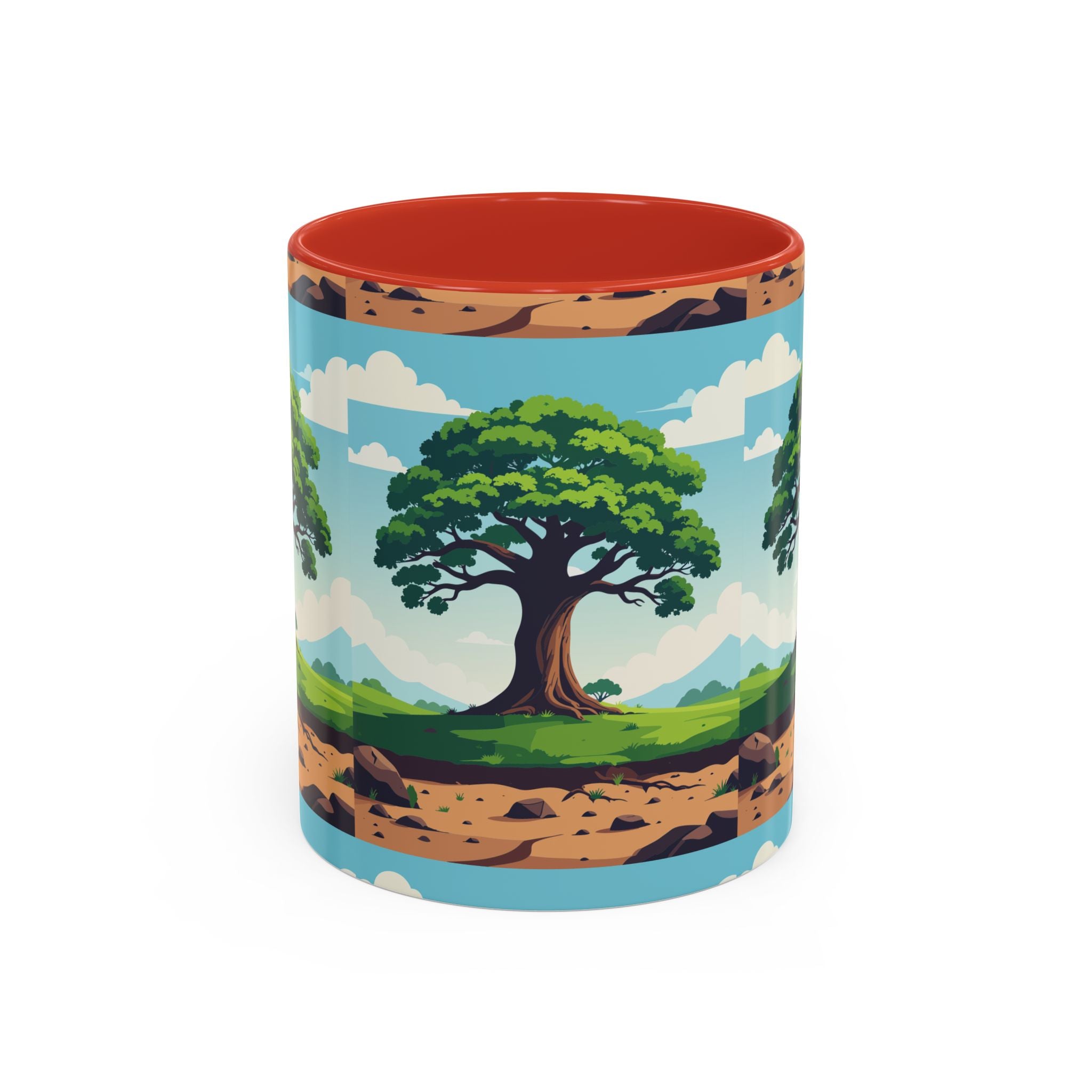 Oak Tree Scenic Accent Coffee Mug Nature Landscape 11/15oz