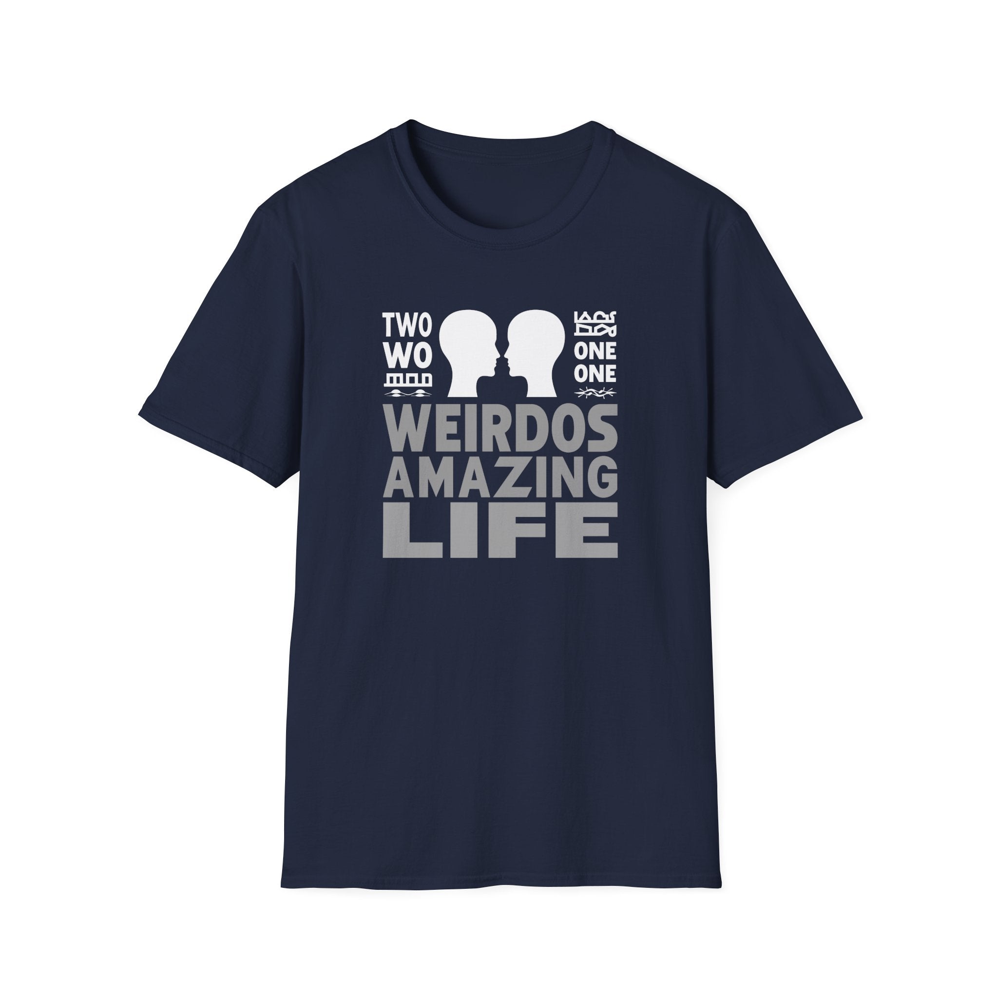T-Shirt 'Weirdos Amazing Life' Funny Couple Friendship Graphic Tee