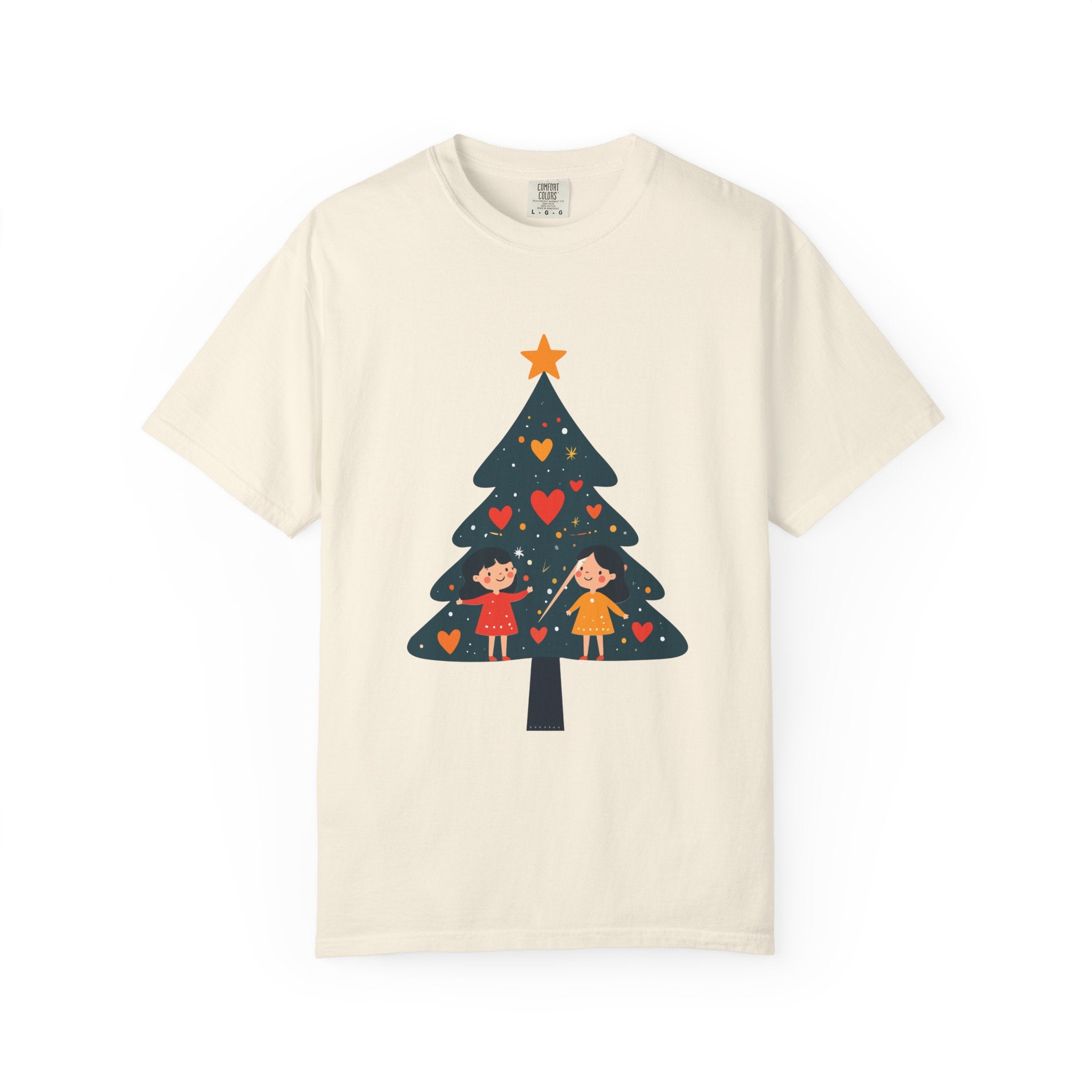 Christmas Tree Kids Graphic T-Shirt — Holiday Family Tee