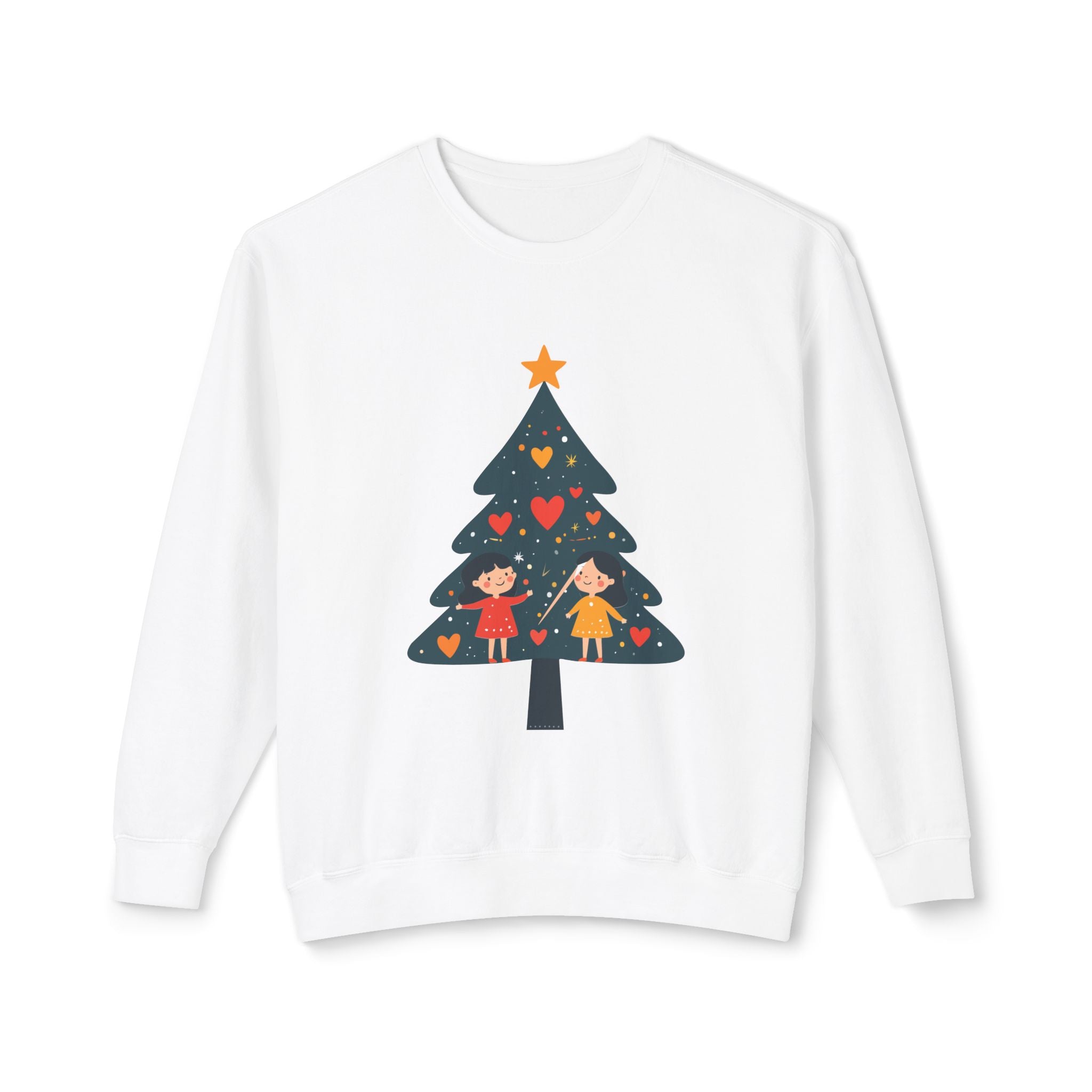 Christmas Tree Sweatshirt — Cute Kids Holiday Tree Design