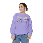 Leave Your Comfort Zone Sweatshirt "3, 2, 1" Motivational Crewneck