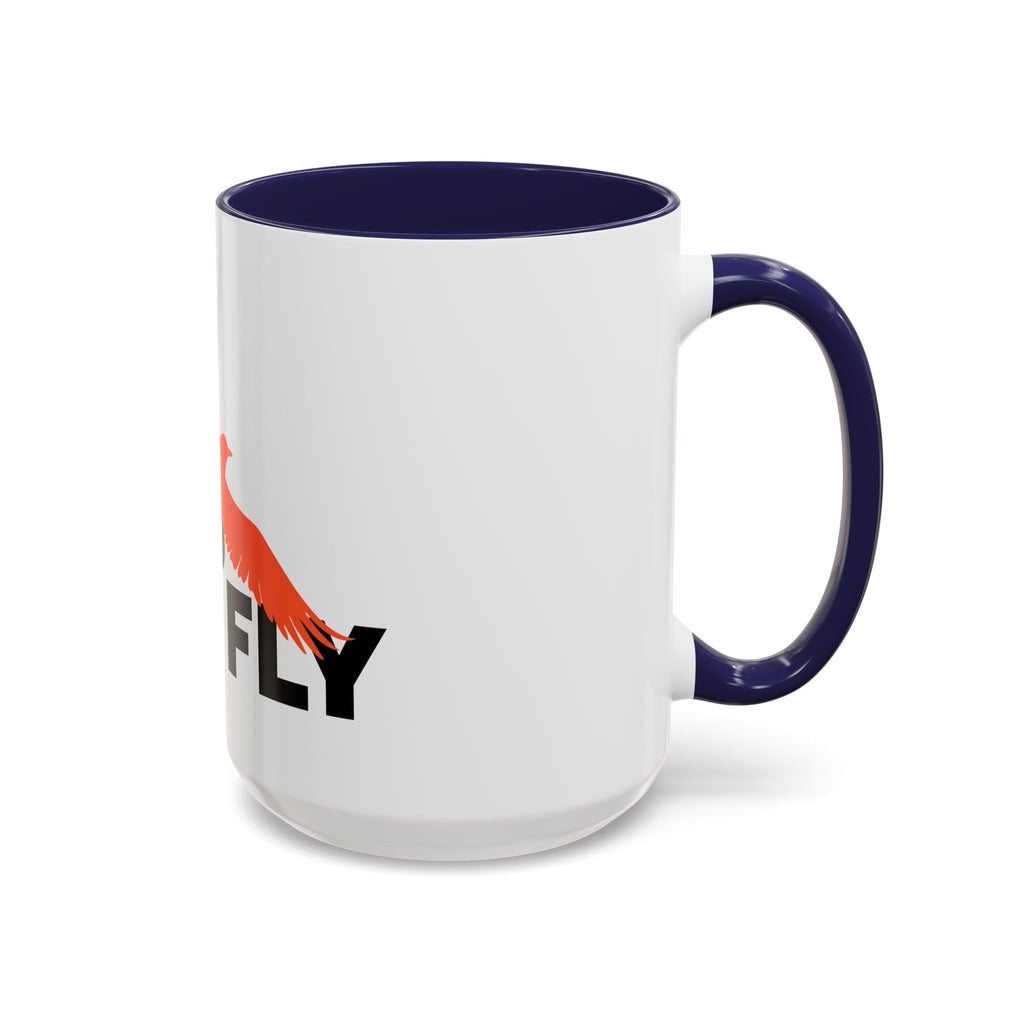 Let’s Fly Coffee Mug — Inspirational Bird Design Accent Mug (11/15oz)