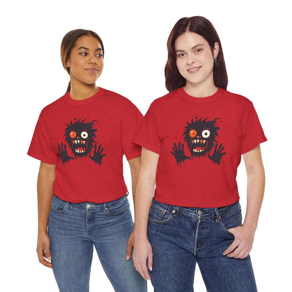 Monster Face T-Shirt Scary Creepy Graphic Tee (Halloween)