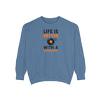 Music Lover Sweatshirt "Life Is Better With a Soundtrack" Crewneck