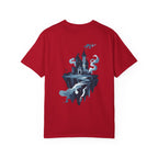 Floating Haunted Castle T‑Shirt Spooky Gothic Fantasy Tee