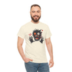 Monster Face T-Shirt Scary Creepy Graphic Tee (Halloween)