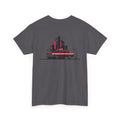 City Night Cruise Tee Retro Car & Neon Skyline Graphic Shirt
