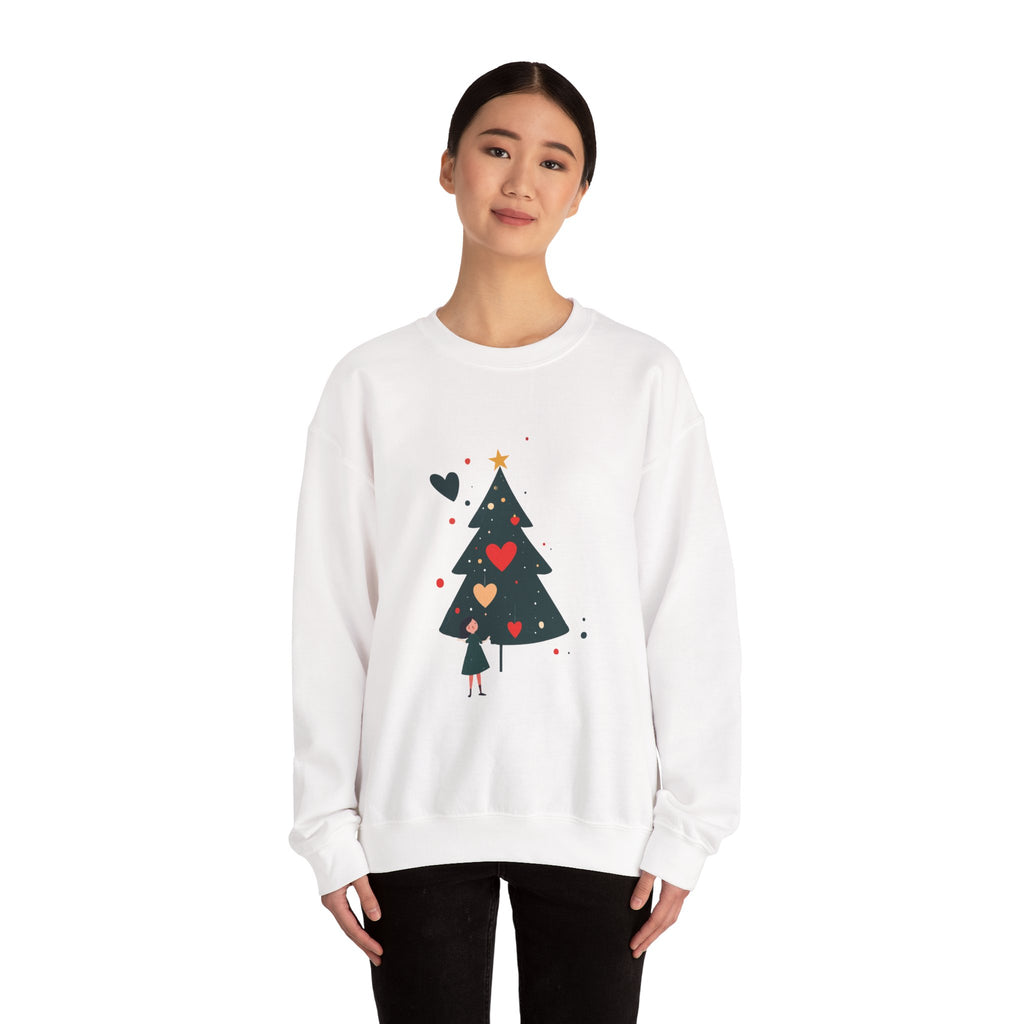 Christmas Tree Heart Sweatshirt