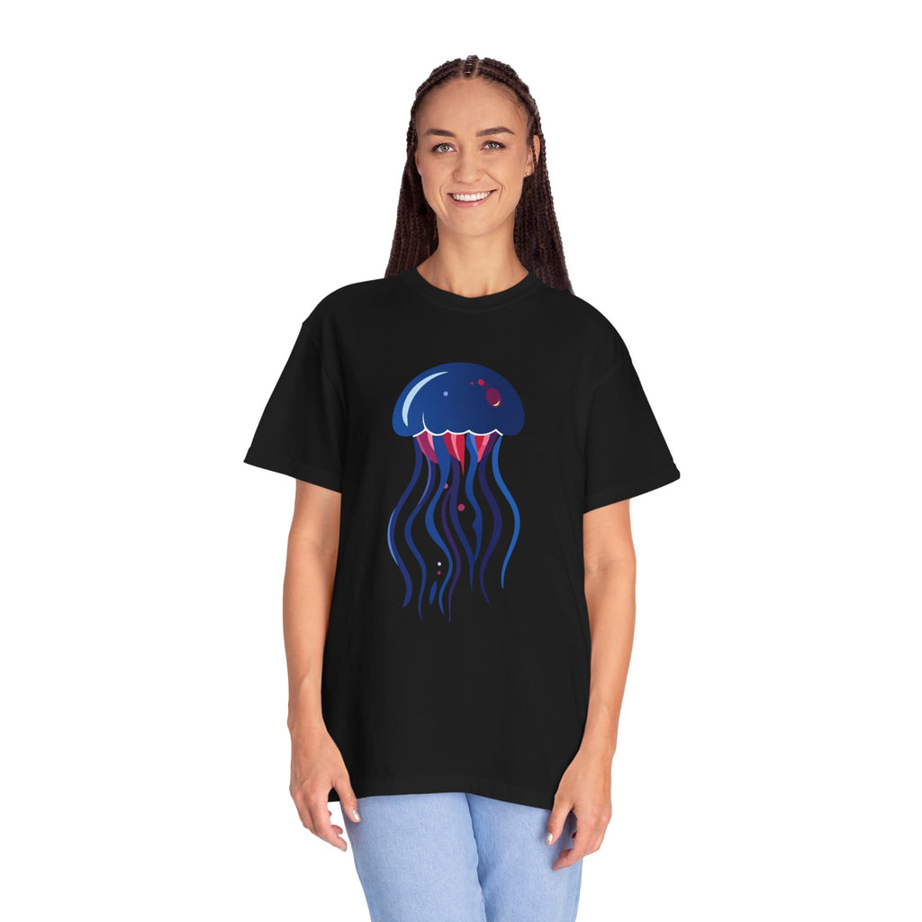 Jellyfish Graphic T-Shirt Nautical Ocean Sea Life Tee