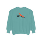 Let's Fly Sweatshirt — Graphic Bird Crewneck for Adventure Lovers