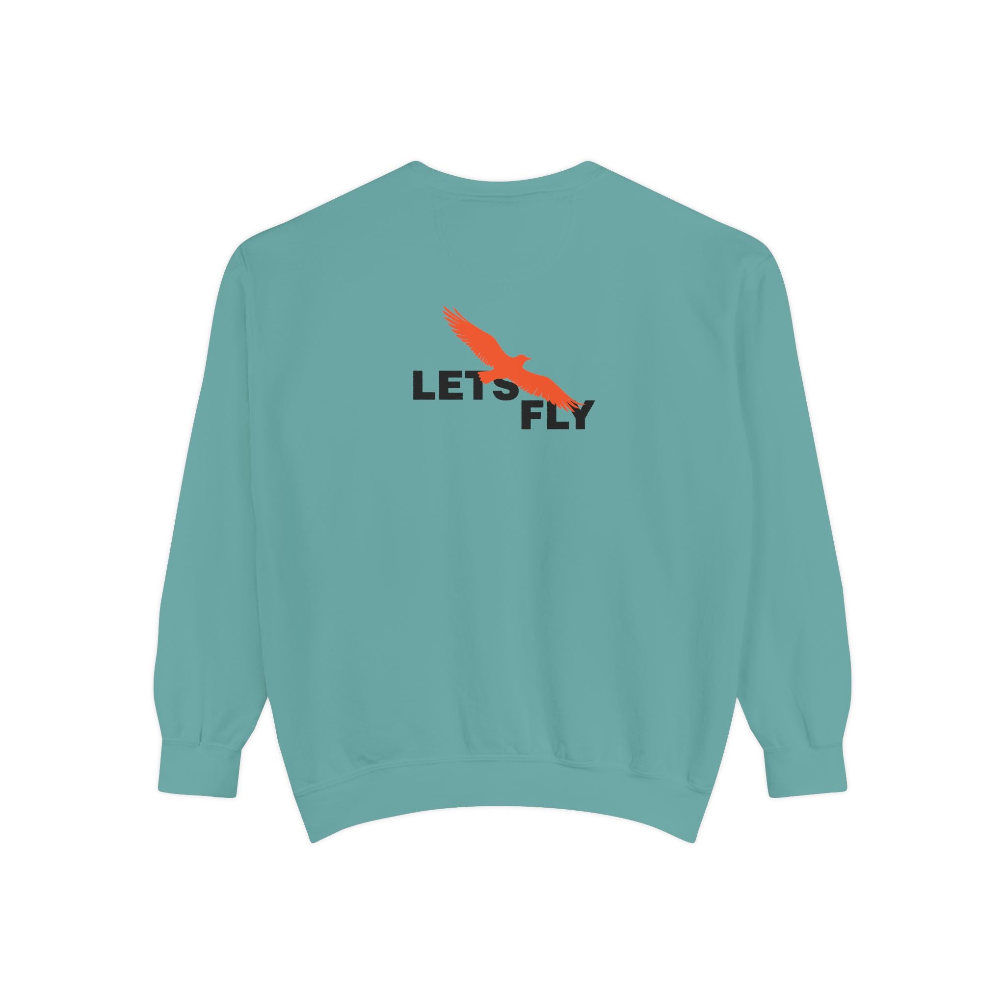 Let's Fly Sweatshirt — Graphic Bird Crewneck for Adventure Lovers