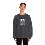 Crewneck Sweatshirt "Two Weirdos One Amazing Life" Couple Graphic