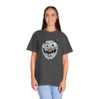 Monster Face T-Shirt Funny Creepy Grinning Monster Graphic Tee