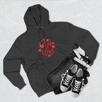 Christmas Wear-Valentine "Day of Love" Hoodie - Heart Graphic Pullover