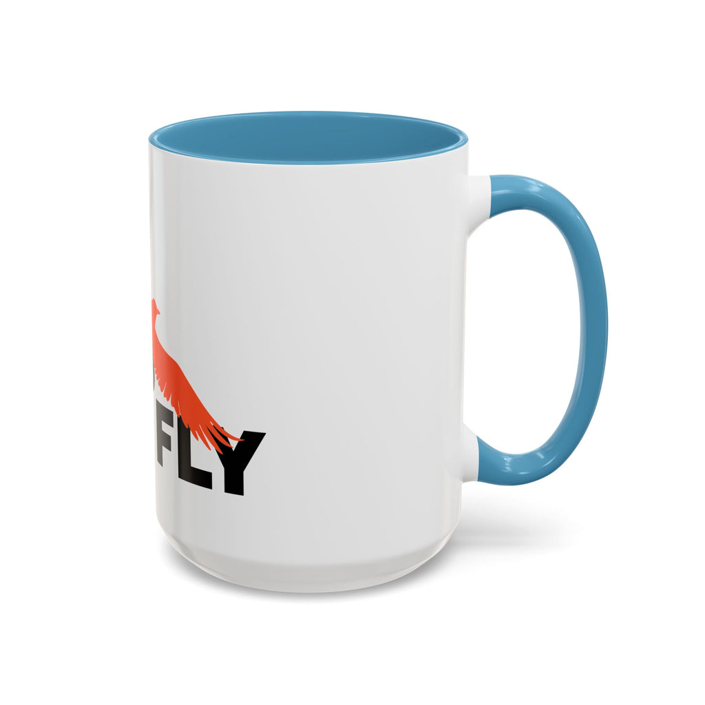 Let’s Fly Coffee Mug — Inspirational Bird Design Accent Mug (11/15oz)