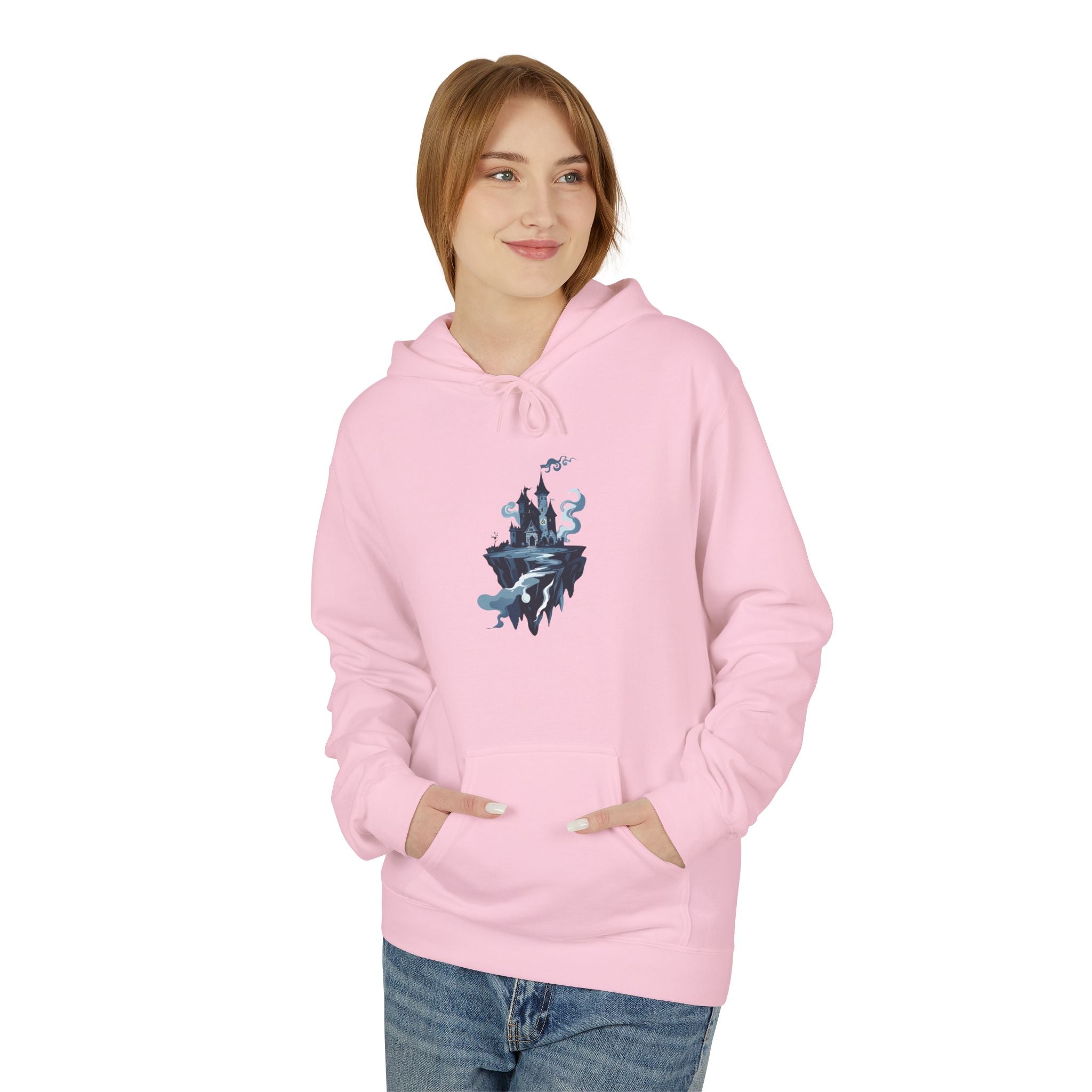 Floating Castle Hoodie Gothic Fantasy Graphic Pullover