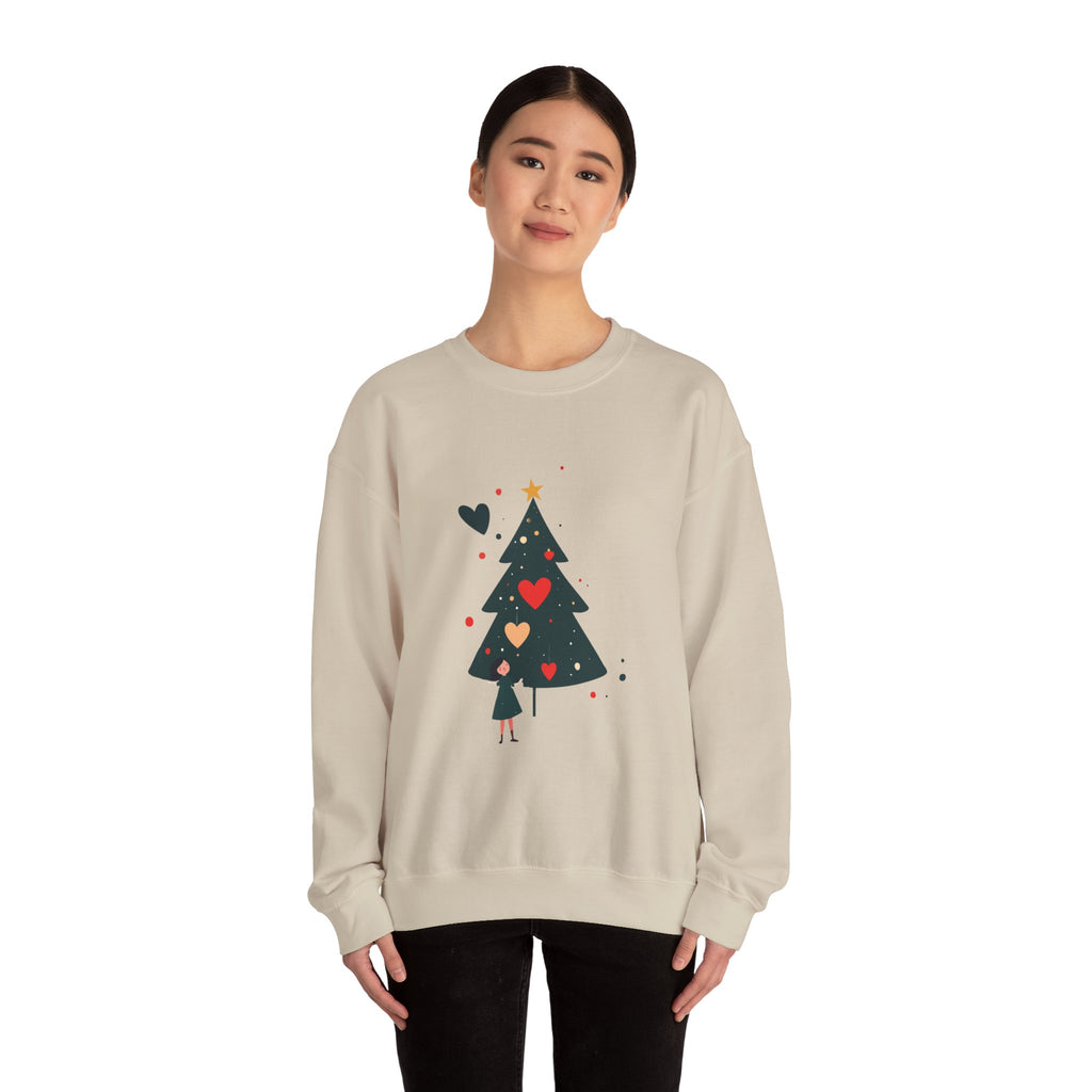 Christmas Tree Heart Sweatshirt