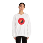Copy of Bird silhouette sunset Sweatshirt | bird circle sunrise design