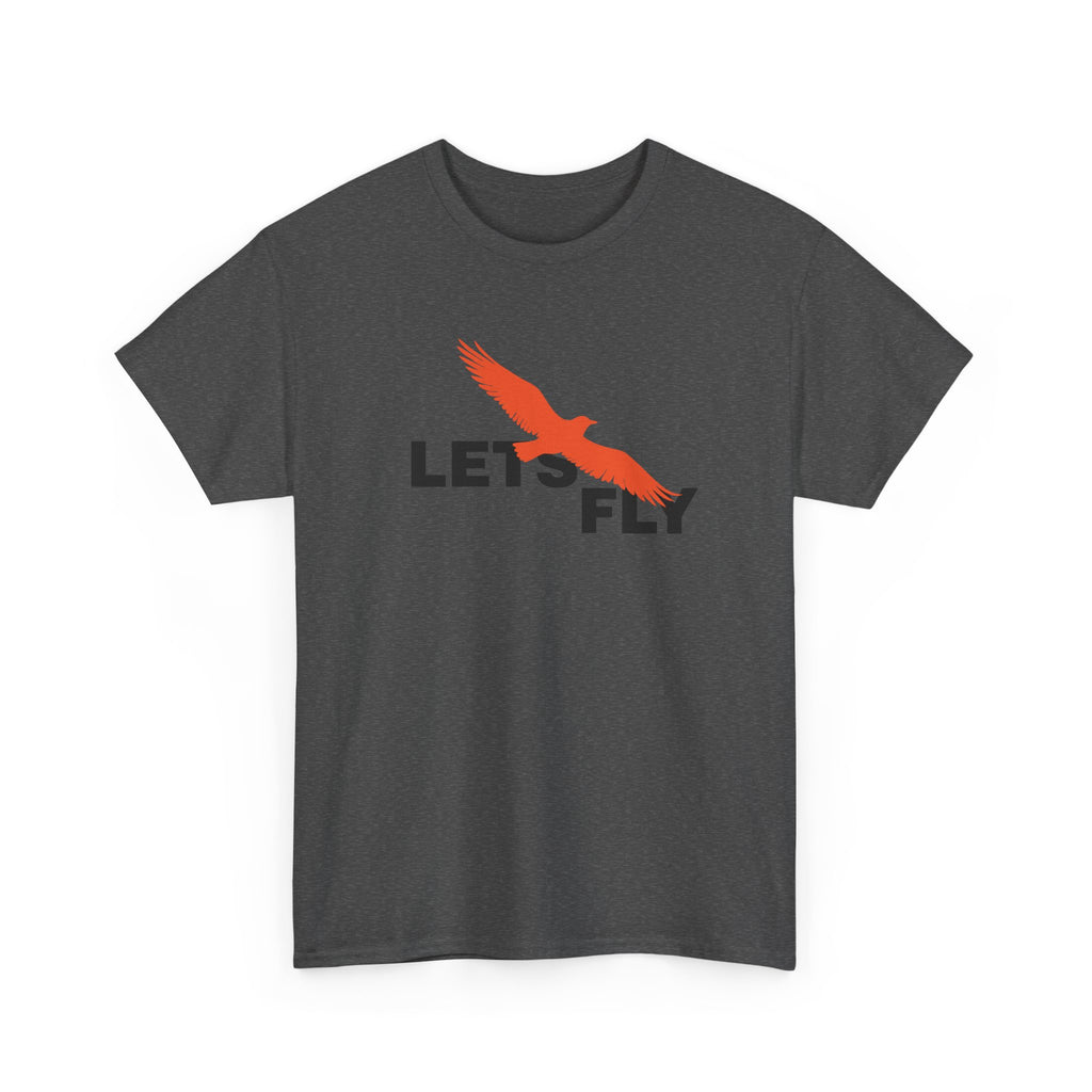 Lets Fly T-Shirt — Minimal Bird Graphic Tee