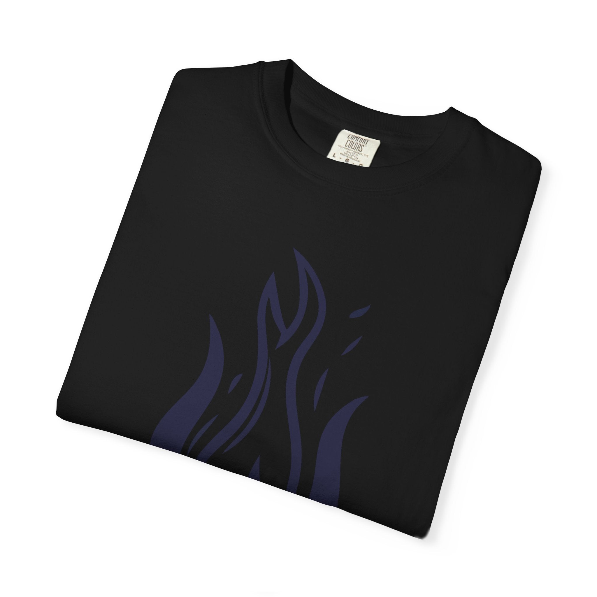 Flame Emblem T-Shirt Minimal Fire Graphic Tee
