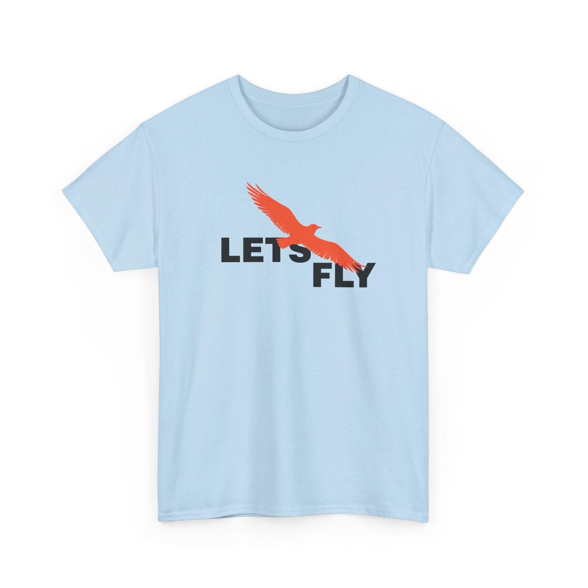 Lets Fly T-Shirt — Minimal Bird Graphic Tee