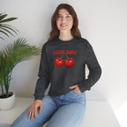 Crewneck Sweatshirt "Cherry Bomb" Retro Cherries Graphic