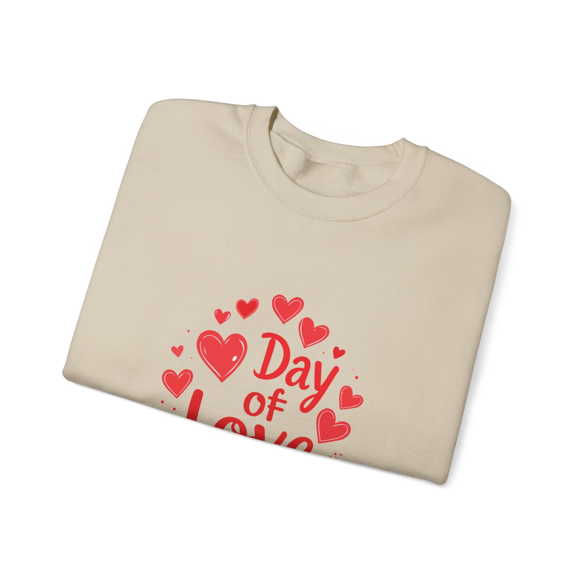 Christmas and Valentine "Day of Love" Crewneck Sweatshirt