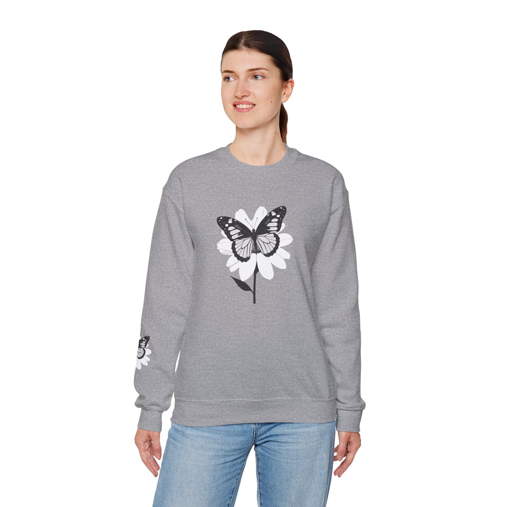 Butterfly Bloom Crewneck Sweatshirt Quiet Poise Edition
