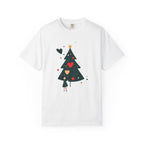 Christmas Tree Hearts T-Shirt — Cute Holiday Tree with Hearts Graphic