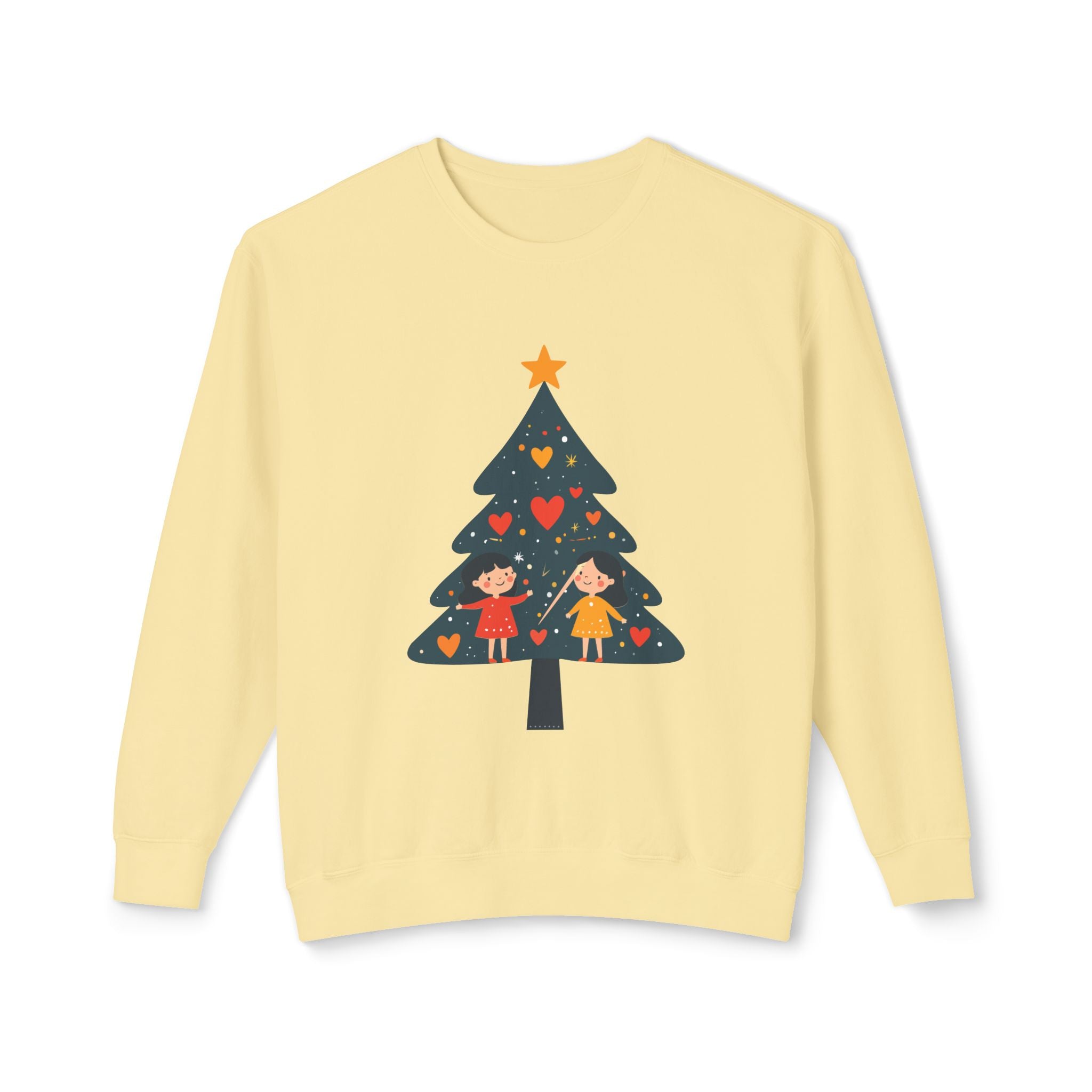 Christmas Tree Sweatshirt — Cute Kids Holiday Tree Design