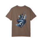 Floating Haunted Castle T‑Shirt Spooky Gothic Fantasy Tee