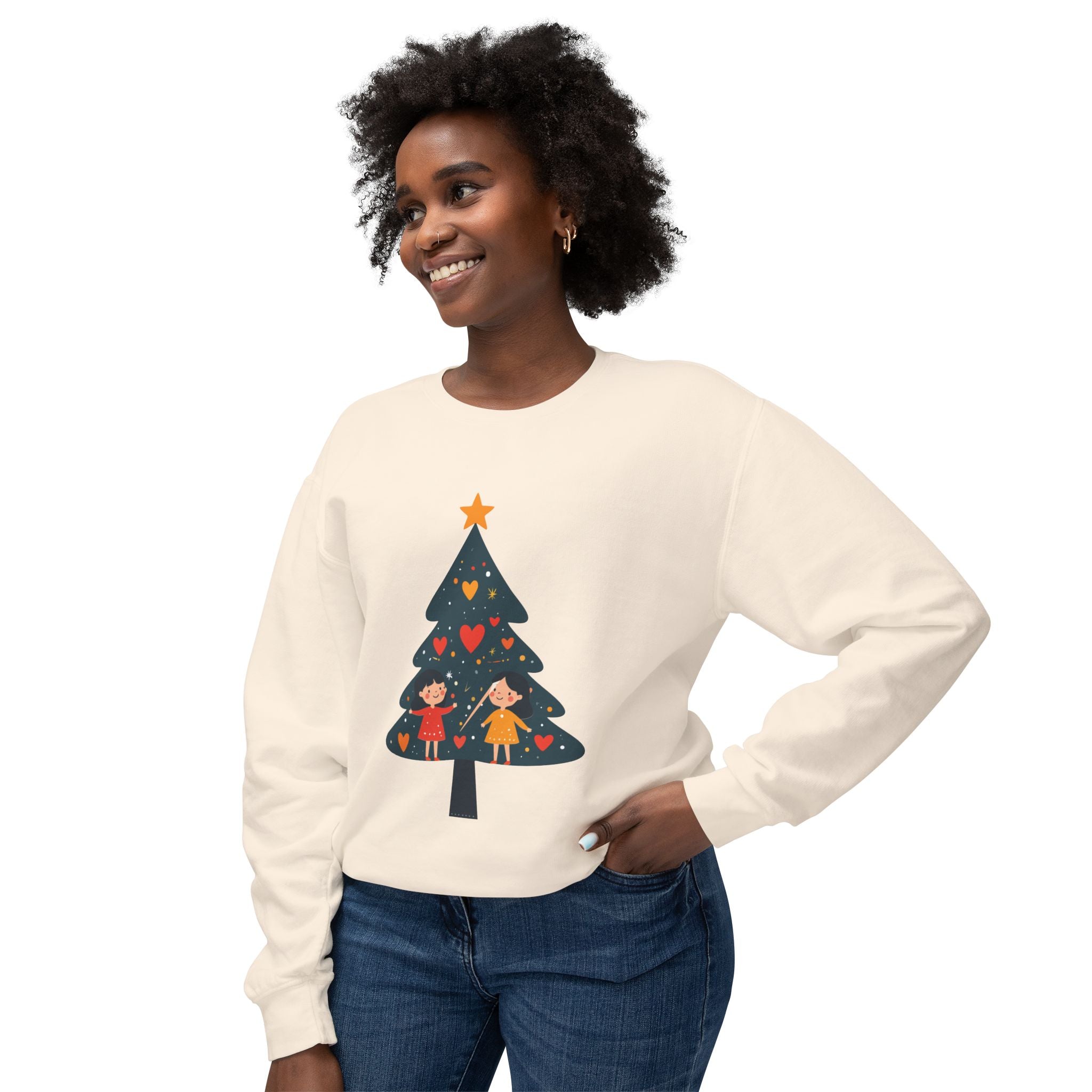 Christmas Tree Sweatshirt — Cute Kids Holiday Tree Design
