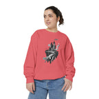 Floating Haunted Castle Sweatshirt Gothic Floating Island Crewneck