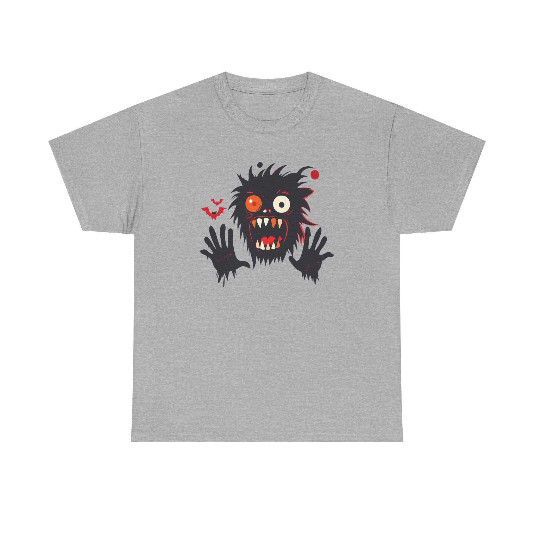 Monster Face T-Shirt Scary Creepy Graphic Tee (Halloween)