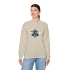 Gothic Band Crest Embroidered Crewneck Sweatshirt
