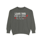 Leave Your Comfort Zone Sweatshirt "3, 2, 1" Motivational Crewneck