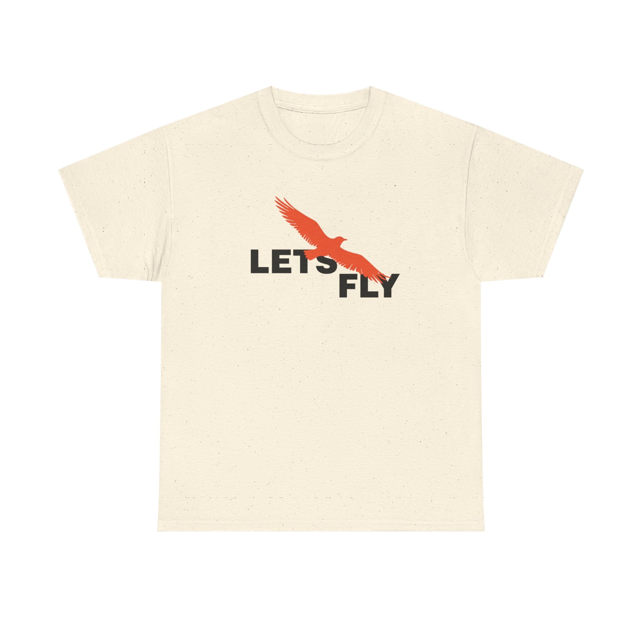 Lets Fly T-Shirt — Minimal Bird Graphic Tee
