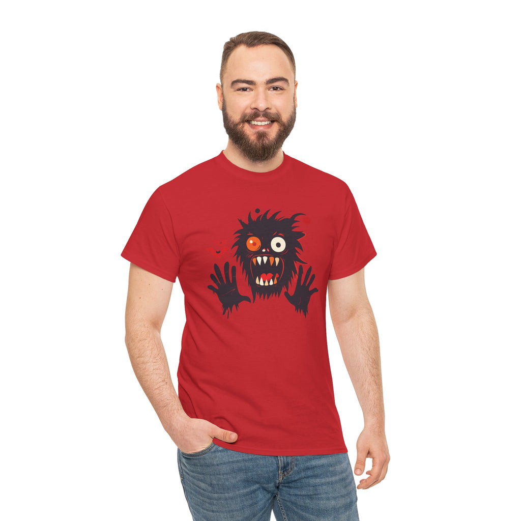Monster Face T-Shirt Scary Creepy Graphic Tee (Halloween)
