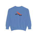 Let's Fly Sweatshirt — Graphic Bird Crewneck for Adventure Lovers