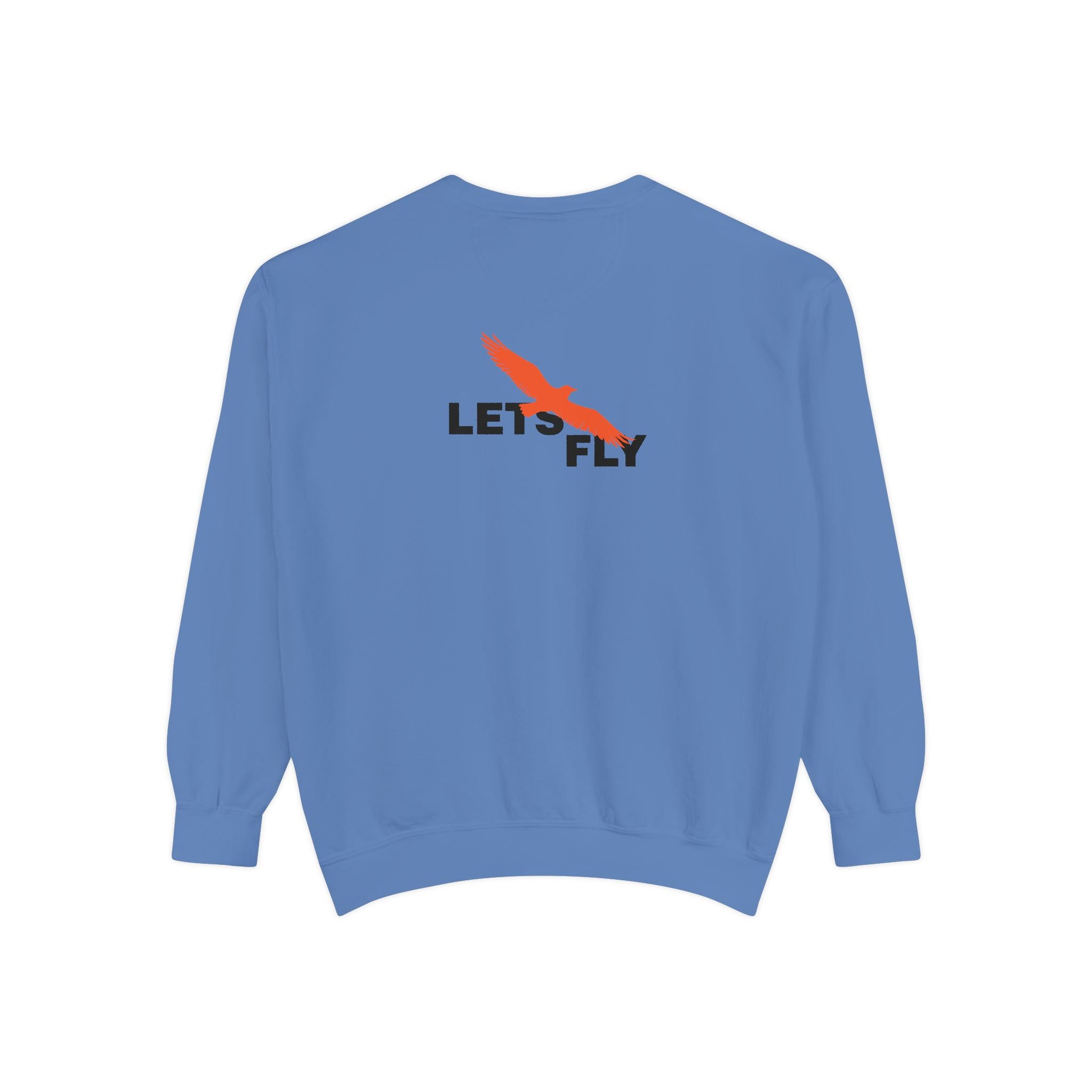 Let's Fly Sweatshirt — Graphic Bird Crewneck for Adventure Lovers