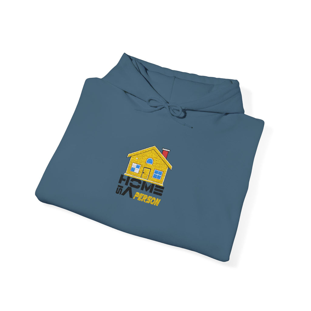 Home is Where the Paw Is Hoodie Cute Yellow Dog Shelter Rescue Sweatshirt