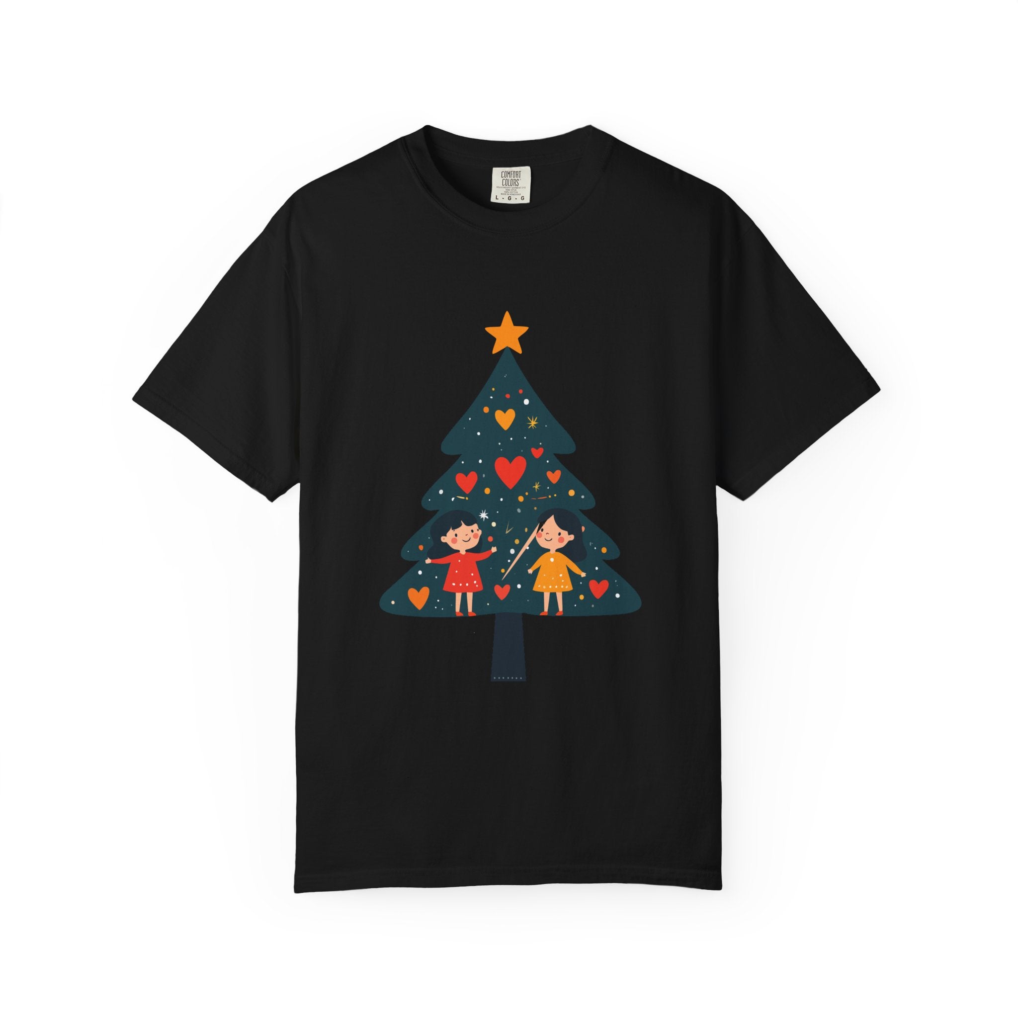 Christmas Tree Kids Graphic T-Shirt — Holiday Family Tee